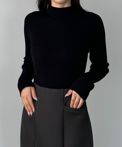 Louere(ルエレ)の「ポケットデザインファスナースリットIラインポンチスカート(スカート・レディース・ブラック/ブラウン/チャコール・X-LARGE/LARGE/MEDIUM/SMALL)」の14枚目の写真