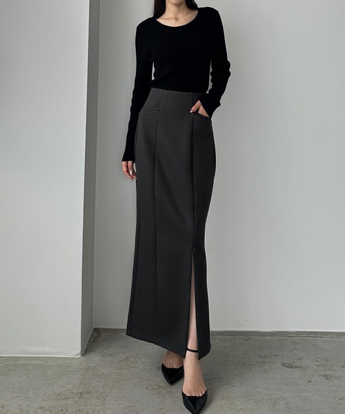 I ラインポンチスカートアルページュスカート Iラインポンチスカート（スカート）｜Arpege story