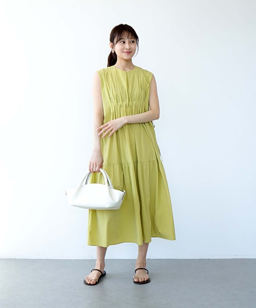 シグ・ゼーン　ノースリーブワンピース Sサイズ アイボリー XSサイズあり【Donia Quinn / ドニアクイーン】 総レース