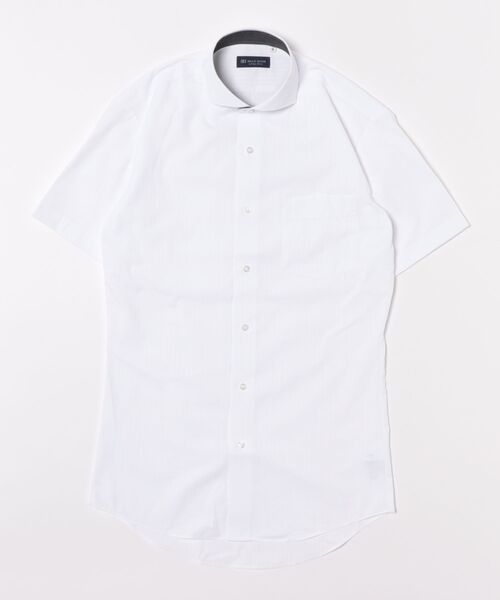 TOKYO SHIRTS(トウキョウシャツ)の「形態安定ノンアイロン ホリゾンタルワイド 半袖ビジネスワイシャツ(ビジネスシャツ・メンズ・ホワイト・首回り39cm/首回り41cm/首回り43cm/首回り37cm/首回り42cm)」の6枚目の写真