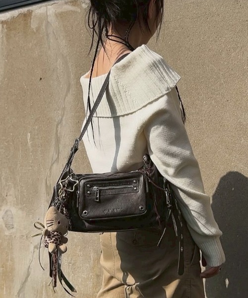 [BLACKPURPLE] MARCO バッグ★新作★人気★韓国ファッション★ BLACK PURPLE】Marco Bag（ショルダーバッグ）｜BLACKPURPLE
