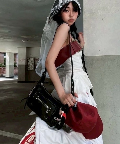 [BLACKPURPLE] MARCO バッグ★新作★人気★韓国ファッション★ BLACK PURPLE】Marco Bag（ショルダーバッグ）｜BLACKPURPLE