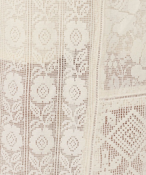 LOWRYS FARM（ローリーズファーム）の「パッチワークレーススカート  328000（スカート・レディース・ブラック/アイボリー・FREE）」の6枚目の写真