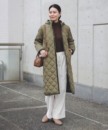 BEAMS HEART（ビームスハート）の「【ベストセラー】フード キルティング コート 軽量 / フード取り外し可能（その他アウター）」