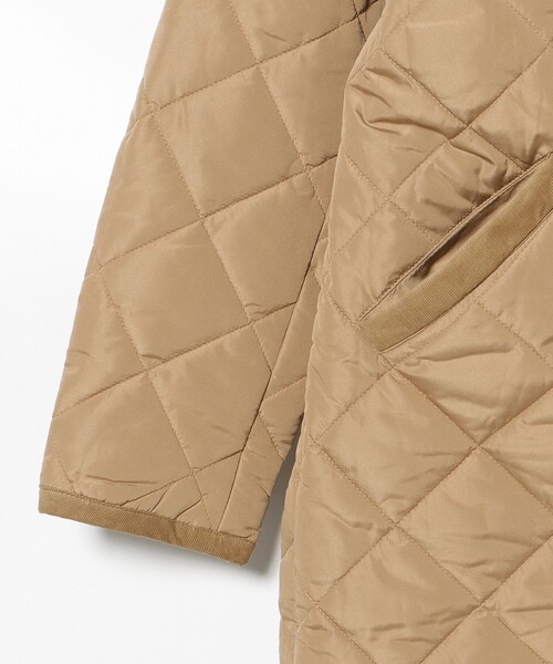 BEAMS HEART（ビームスハート）の「【ベストセラー】フード キルティング コート 軽量 / フード取り外し可能（その他アウター・レディース・オリーブ/ベージュ/ネイビー・SMALL/MEDIUM/LARGE）」の14枚目の写真
