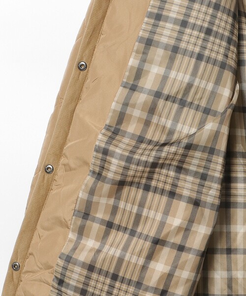 BEAMS HEART（ビームスハート）の「【ベストセラー】フード キルティング コート 軽量 / フード取り外し可能（その他アウター・レディース・オリーブ/ベージュ/ネイビー・SMALL/MEDIUM/LARGE）」の16枚目の写真