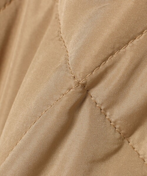 BEAMS HEART（ビームスハート）の「【ベストセラー】フード キルティング コート 軽量 / フード取り外し可能（その他アウター・レディース・オリーブ/ベージュ/ネイビー・SMALL/MEDIUM/LARGE）」の18枚目の写真