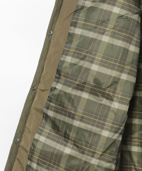 BEAMS HEART（ビームスハート）の「【ベストセラー】フード キルティング コート 軽量 / フード取り外し可能（その他アウター・レディース・オリーブ/ベージュ/ネイビー・SMALL/MEDIUM/LARGE）」の20枚目の写真