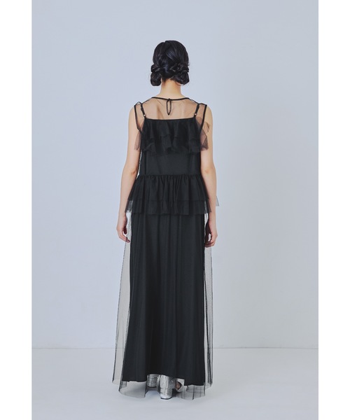 niana(ニアナ)の「フローリッシュブラウスセットアップドレス 3点セット ショート丈ジャケット キャミワンピース シアートップス 結婚式 成人式 二次会 同窓会 セレモニー パーティードレス オケージョンドレス お呼ばれ(ドレス・レディース・ブラック/ブルー/ライトグレー・M/L/S)」の18枚目の写真