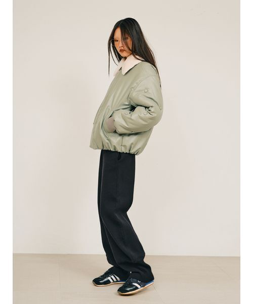 null.(ヌル)の「リブヘムニットパンツ(その他パンツ・レディース・グレー/アイボリー/ブラック・M/S)」の13枚目の写真