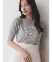 MERCURYDUO | カレッジロゴプリントニット(ニット/セーター)