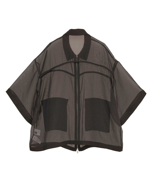 ANEDIST（アンディスト）の「ダブルポケットシアーシャツ（シャツ/ブラウス・メンズ・ホワイト/ブラック・M/L）」の15枚目の写真