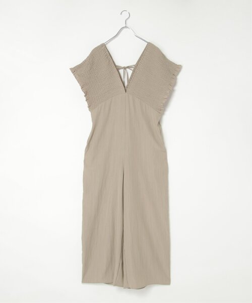 VENCEEXCHANGE（ヴァンスエクスチェンジ）の「シャーリングオールインワン（つなぎ/オールインワン・レディース・ベージュ/オリーブ/ブラック・FREE）」の21枚目の写真