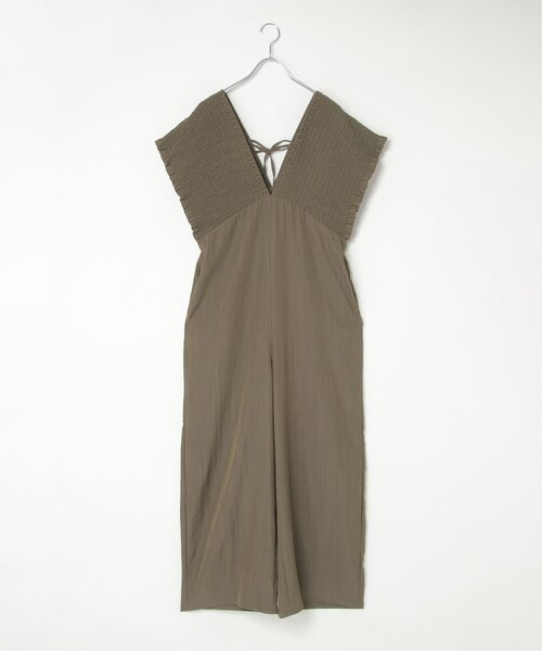 VENCEEXCHANGE（ヴァンスエクスチェンジ）の「シャーリングオールインワン（つなぎ/オールインワン・レディース・ベージュ/オリーブ/ブラック・FREE）」の22枚目の写真