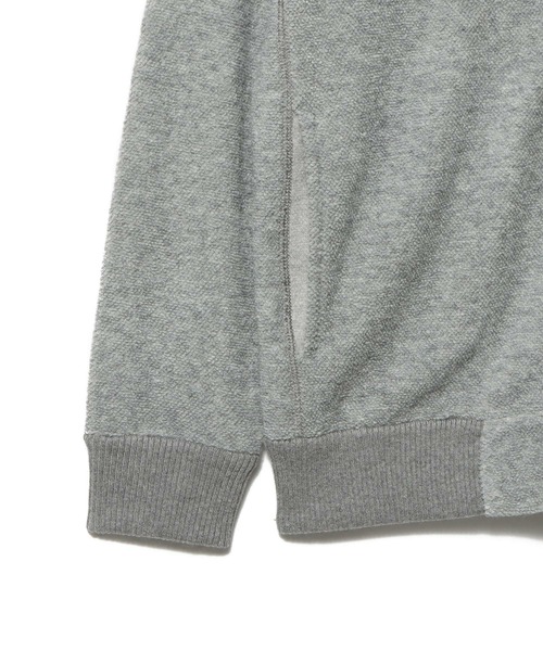 ESTNATION（エストネーション）の「ESTNATION / カシミヤミックス パイルジップフーディー（パーカー・メンズ・ネイビー/ライトグレー・LARGE/MEDIUM）」の5枚目の写真