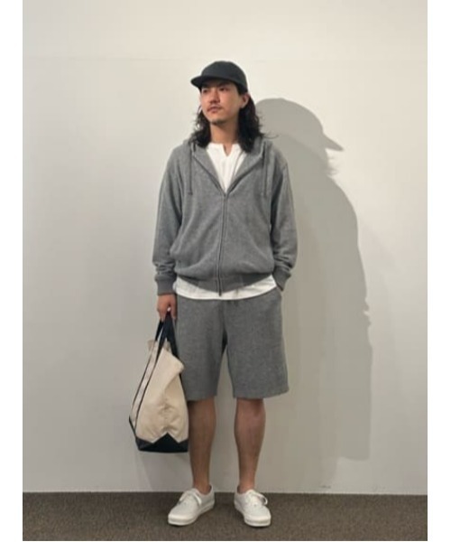 セール】ESTNATION / カシミヤミックス パイルジップフーディー