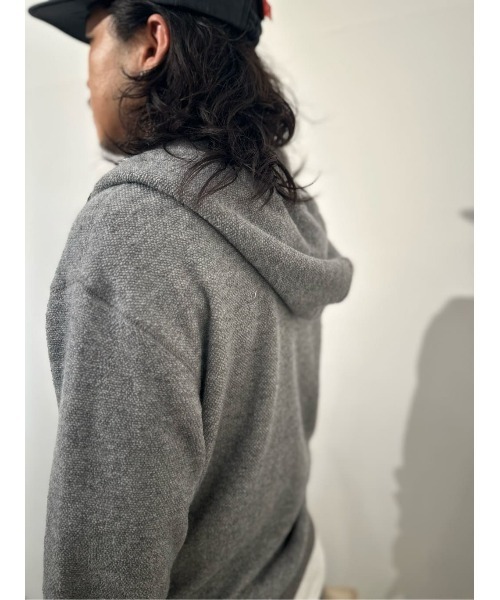 セール】ESTNATION / カシミヤミックス パイルジップフーディー