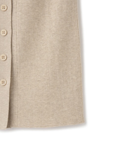 ADAM ET ROPE'（アダムエロペ）の「リブノースリーブニット（ニット/セーター・レディース・ベージュ系その他/ブラウン系その他3/チャコールグレー・FREE）」の10枚目の写真