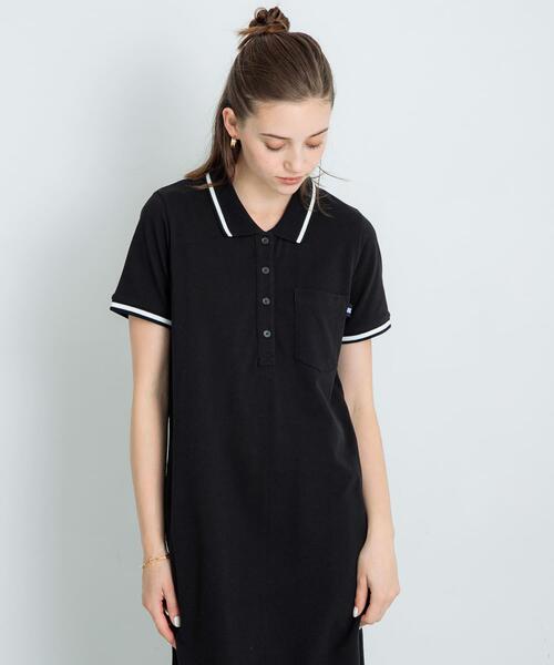 URBAN RESEARCH Sonny Label(アーバンリサーチサニーレーベル)の「接触冷感カノコポロワンピース(ワンピース・レディース・ネイビー/ベージュ/ブラック・FREE)」の8枚目の写真