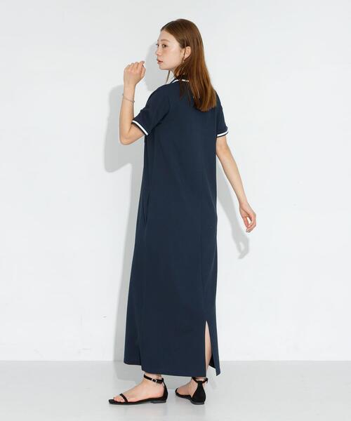 URBAN RESEARCH Sonny Label(アーバンリサーチサニーレーベル)の「接触冷感カノコポロワンピース(ワンピース・レディース・ネイビー/ベージュ/ブラック・FREE)」の22枚目の写真