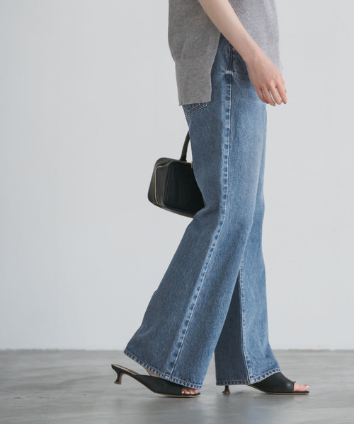 NEEDBY heritage（ニードバイヘリテージ）の「NEED by heritage/ニードバイヘリテージ AVERY（デニムパンツ・レディース・ブルー/ネイビー・26/25/24/23）」の14枚目の写真