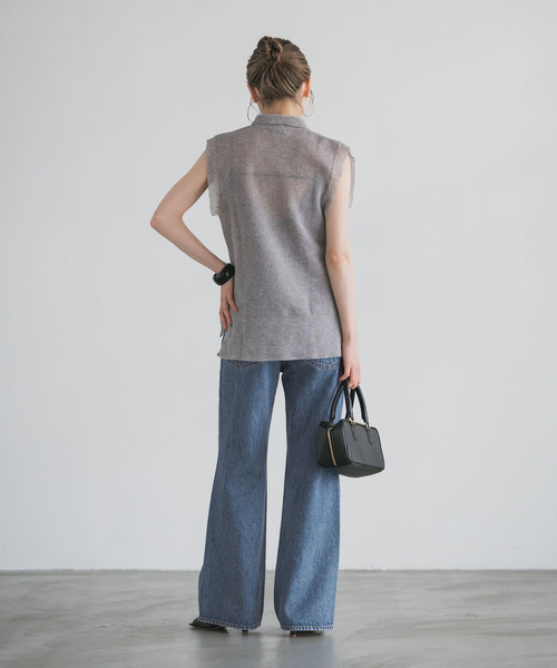 NEEDBY heritage（ニードバイヘリテージ）の「NEED by heritage/ニードバイヘリテージ AVERY（デニムパンツ・レディース・ブルー/ネイビー・26/25/24/23）」の16枚目の写真