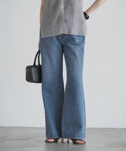 NEEDBY heritage（ニードバイヘリテージ）の「NEED by heritage/ニードバイヘリテージ AVERY（デニムパンツ・レディース・ブルー/ネイビー・26/25/24/23）」の17枚目の写真