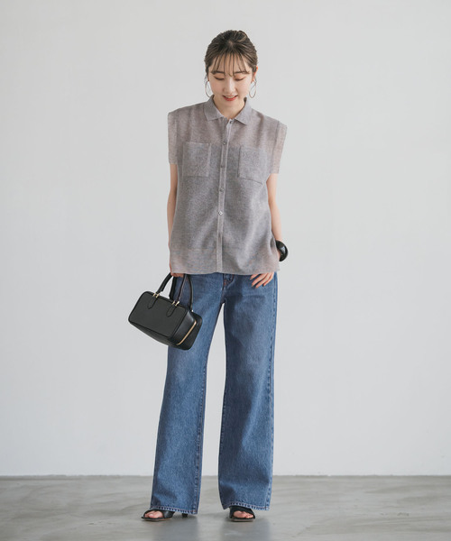 NEEDBY heritage（ニードバイヘリテージ）の「NEED by heritage/ニードバイヘリテージ AVERY（デニムパンツ・レディース・ブルー/ネイビー・26/25/24/23）」の20枚目の写真