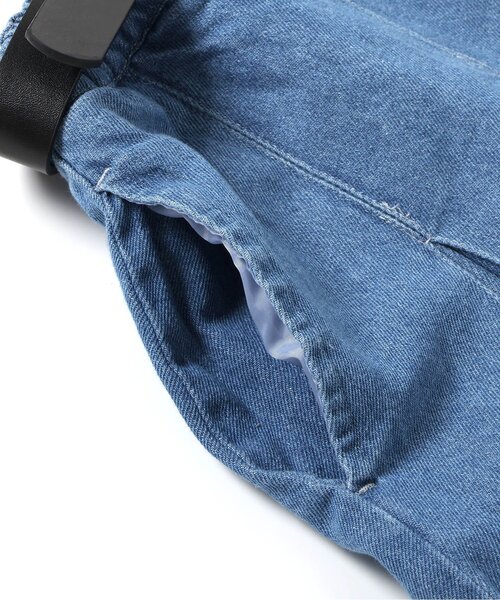 algy（アルジー）の「ハートバックルベルト付きプリーツスカパン（デニムスカート・キッズ・インディゴブルー/ブラック/グレー・MEDIUM/XX-SMALL/X-SMALL/SMALL）」の7枚目の写真