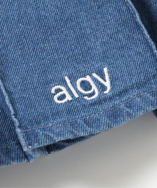 algy（アルジー）の「ハートバックルベルト付きプリーツスカパン（デニムスカート・キッズ・インディゴブルー/ブラック/グレー・MEDIUM/XX-SMALL/X-SMALL/SMALL）」の9枚目の写真