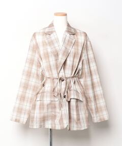 セール】2WAY SHEER JACKET（テーラードジャケット）｜CLANE