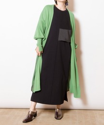 OSMOSIS | アシンメトリーケープワンピース(ワンピース)