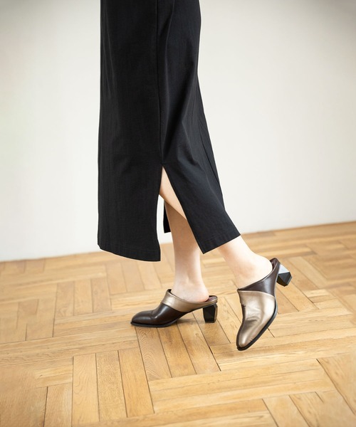 OSMOSIS(オズモーシス)の「アシンメトリーケープワンピース(ワンピース・レディース・ベージュ系その他/ブラック×カーキ/ブラック系その他・ONE SIZE)」の19枚目の写真