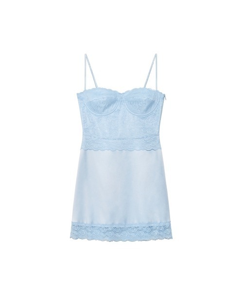 GLOWNY（グロウニ―）の「ANGEL DREAM SLIP DRESS（ドレス・レディース・ホワイト/ライトブルー/ブラック・MEDIUM/SMALL/LARGE）」の12枚目の写真