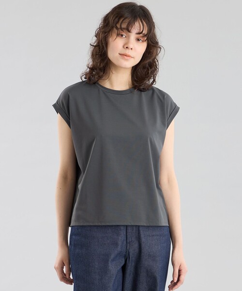 MACKINTOSH PHILOSOPHY(マッキントッシュ フィロソフィー)の「GREY LABEL テックジャージードルマンT(Tシャツ/カットソー・レディース・ピンク系その他2/イエロー/ホワイト系その他/チャコールグレー・2)」の1枚目の写真