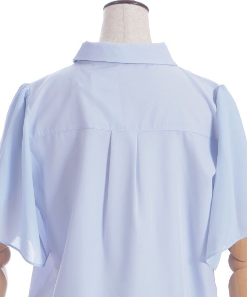 axes femme（アクシーズファム）の「ステラ刺繍ブラウス（シャツ/ブラウス・レディース・ブラック/サックスブルー/キナリ・FREE）」の16枚目の写真