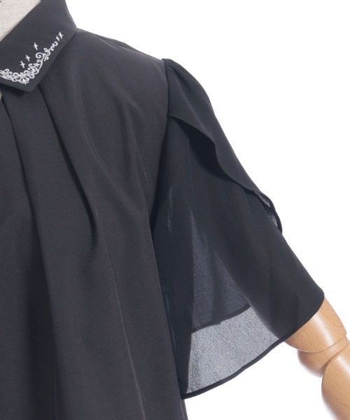 axes femme（アクシーズファム）の「ステラ刺繍ブラウス（シャツ/ブラウス・レディース・ブラック/サックスブルー/キナリ・FREE）」の13枚目の写真