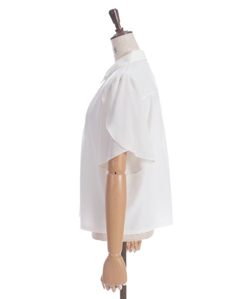 axes femme（アクシーズファム）の「ステラ刺繍ブラウス（シャツ/ブラウス・レディース・ブラック/サックスブルー/キナリ・FREE）」の15枚目の写真