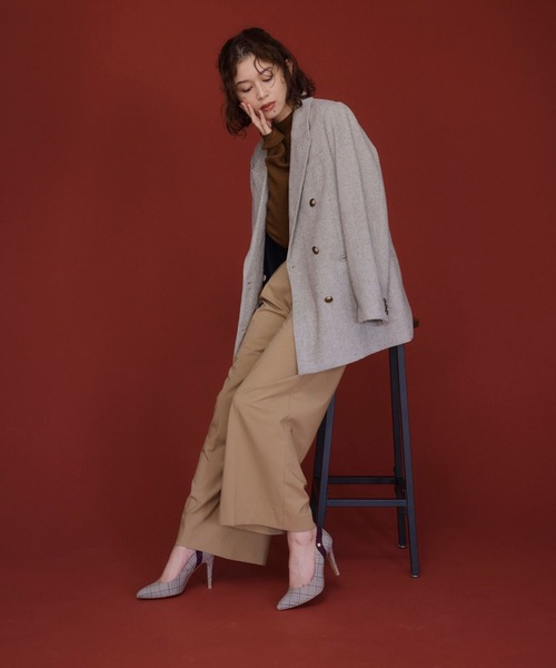 SEVEN TWELVE THIRTY(セヴントゥエルヴサーティー)の「カラーインソールコンビネーションパンプス(パンプス・レディース・チェック/ブラック/グレー・23.5cm/23cm/22.5cm/22cm/24.5cm/24cm)」の17枚目の写真