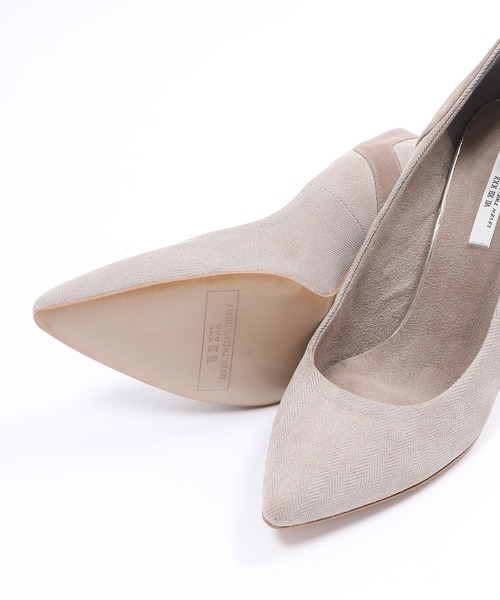 SEVEN TWELVE THIRTY(セヴントゥエルヴサーティー)の「カラーインソールコンビネーションパンプス(パンプス・レディース・チェック/ブラック/グレー・23.5cm/23cm/22.5cm/22cm/24.5cm/24cm)」の15枚目の写真