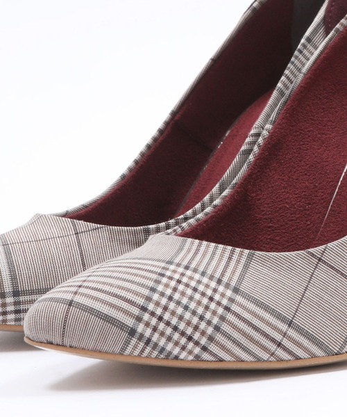 SEVEN TWELVE THIRTY(セヴントゥエルヴサーティー)の「カラーインソールコンビネーションパンプス(パンプス・レディース・チェック/ブラック/グレー・23.5cm/23cm/22.5cm/22cm/24.5cm/24cm)」の22枚目の写真