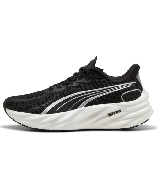 PUMA(プーマ)の「PUMA プーマ ウィメンズ ヴェロシティ ニトロ 4 ランニングシューズ(スニーカー・レディース・ブラック×ホワイト/グリーン系その他/ホワイト×グリーン・25.5cm/24.5cm/24.0cm/23.0cm/23.5cm/22.5cm/22.0cm/26.0cm/25.0cm)」の3枚目の写真