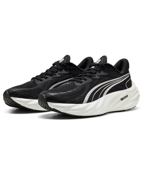 PUMA(プーマ)の「PUMA プーマ ウィメンズ ヴェロシティ ニトロ 4 ランニングシューズ(スニーカー・レディース・ブラック×ホワイト/グリーン系その他/ホワイト×グリーン・25.5cm/24.5cm/24.0cm/23.0cm/23.5cm/22.5cm/22.0cm/26.0cm/25.0cm)」の7枚目の写真