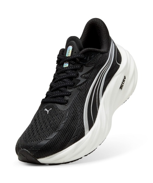PUMA(プーマ)の「PUMA プーマ ウィメンズ ヴェロシティ ニトロ 4 ランニングシューズ(スニーカー・レディース・ブラック×ホワイト/グリーン系その他/ホワイト×グリーン・25.5cm/24.5cm/24.0cm/23.0cm/23.5cm/22.5cm/22.0cm/26.0cm/25.0cm)」の6枚目の写真