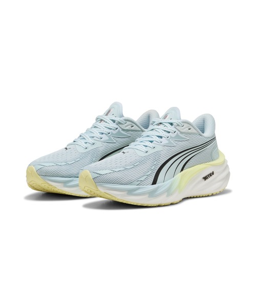 PUMA(プーマ)の「PUMA プーマ ウィメンズ ヴェロシティ ニトロ 4 ランニングシューズ(スニーカー・レディース・ブラック×ホワイト/グリーン系その他/ホワイト×グリーン・25.5cm/24.5cm/24.0cm/23.0cm/23.5cm/22.5cm/22.0cm/26.0cm/25.0cm)」の15枚目の写真