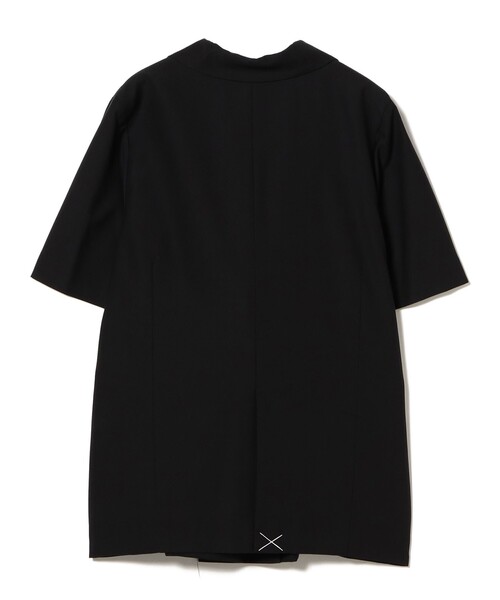 Ray BEAMS(レイビームス)の「ラペル ドット ハーフスリーブ ジャケット(テーラードジャケット・レディース・ブラック/ネイビー・0/1)」の12枚目の写真