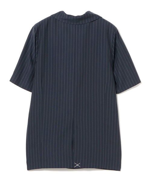 Ray BEAMS(レイビームス)の「ラペル ドット ハーフスリーブ ジャケット(テーラードジャケット・レディース・ブラック/ネイビー・0/1)」の5枚目の写真