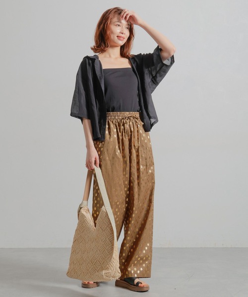 studio CLIP(スタディオクリップ)の「シアーフードシャツ(シャツ/ブラウス・レディース・ライトグレー/ブラック/アイボリー・FREE)」の22枚目の写真