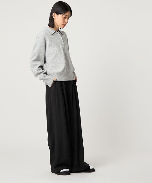 CITEN（シテン）の「＜CITEN＞3タックリラックスイージーパンツ（その他パンツ・レディース・ブラック/ワイン/マスタード・M/S）」の5枚目の写真