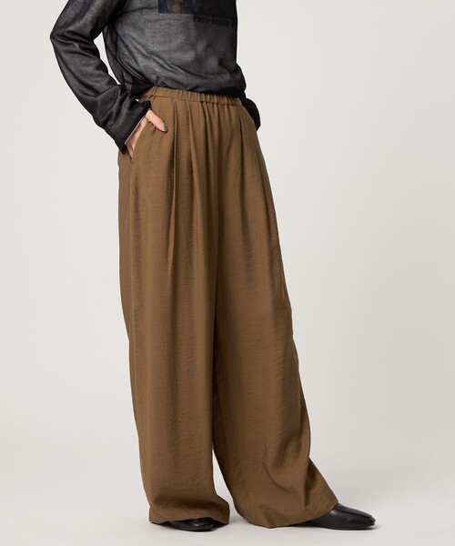 CITEN（シテン）の「＜CITEN＞3タックリラックスイージーパンツ（その他パンツ・レディース・ブラック/ワイン/マスタード・M/S）」の18枚目の写真